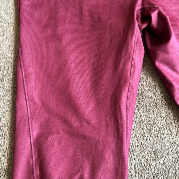 Wild Fable Faux Leather Jumpsuit, Burgundy, Size Large - Picture 4 of 13